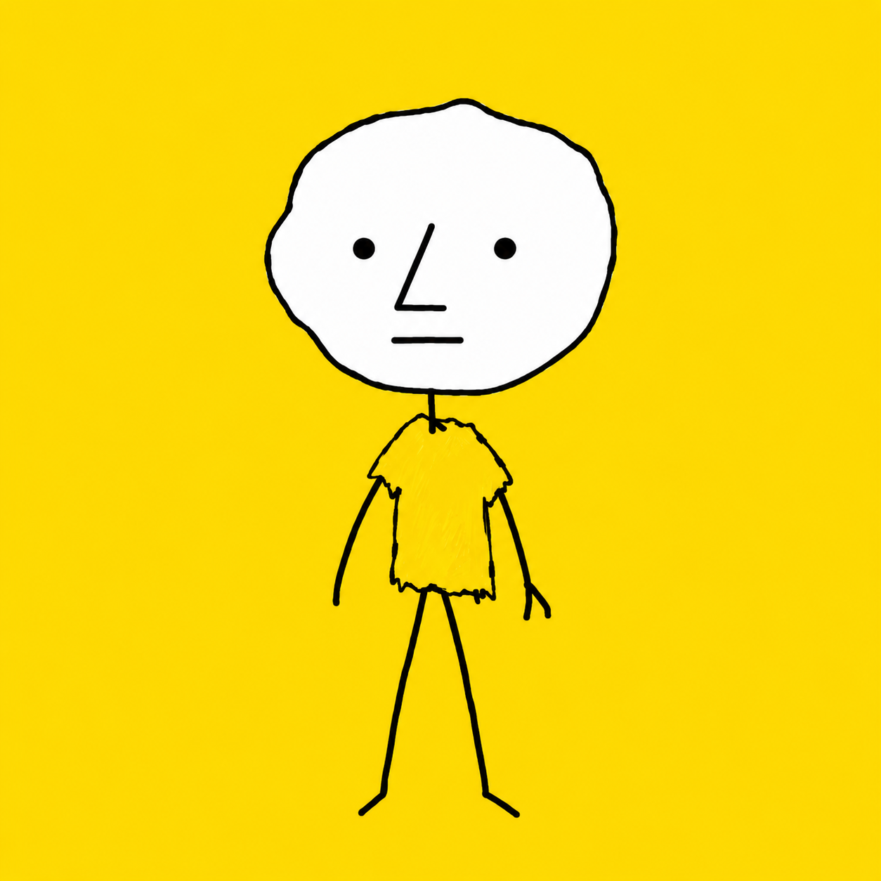 Bormie, a poorly drawn white-headed Binance normie character